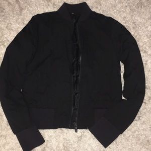 Lululemon black bomber jacket